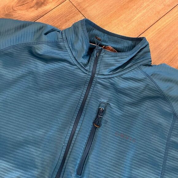 Orvis Blue CasualAl Athletic Pullover Jacket Men XXL - Picture 2 of 6